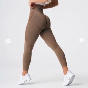 NVGTN High-Waisted Tan Leggings